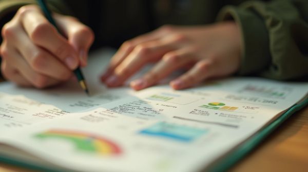 Privilégiez un carnet en papier recyclé pour vos notes écologiques